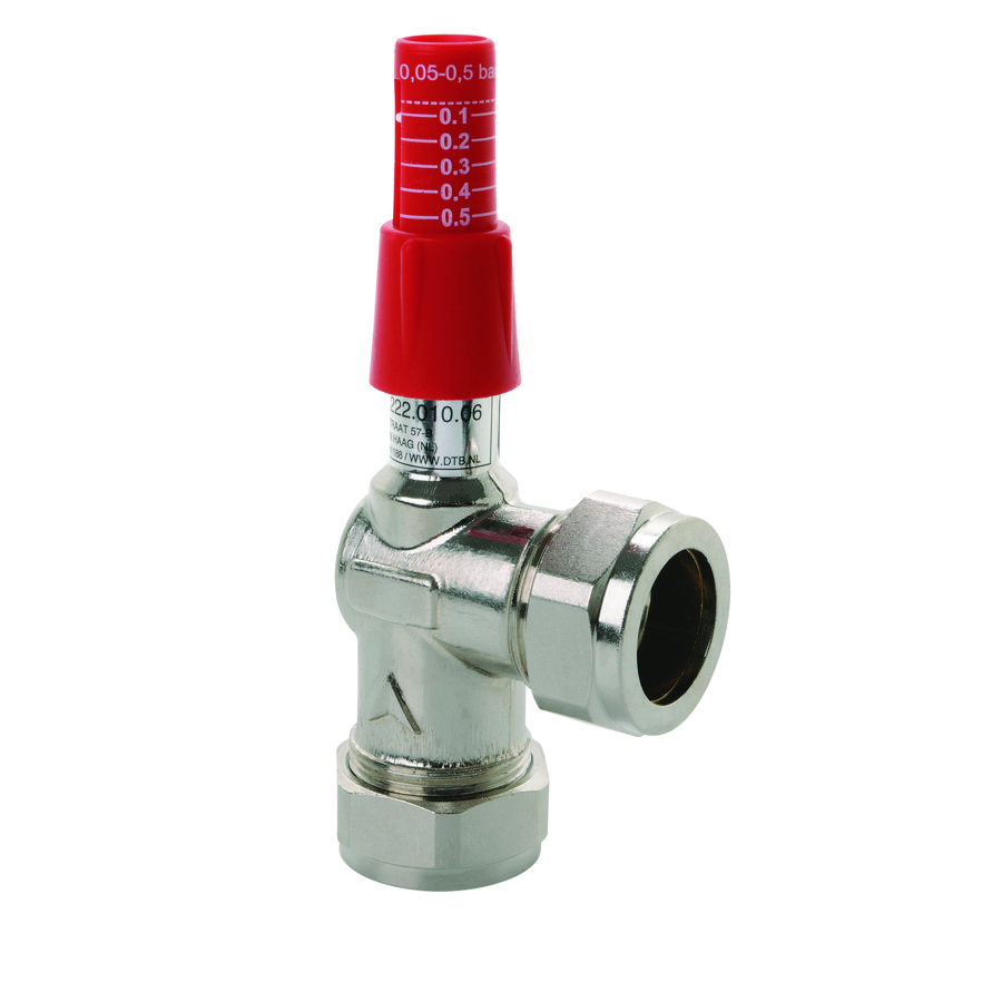 Verschildrukregelklep DIF 22mm knel 730022002