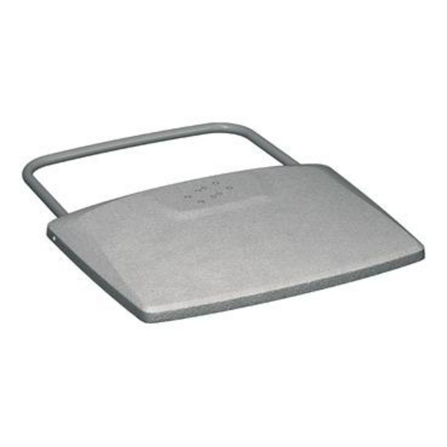 Voetplaat Rechthoekig 33x245x346mm Gietstaal Gri OptiLine 45