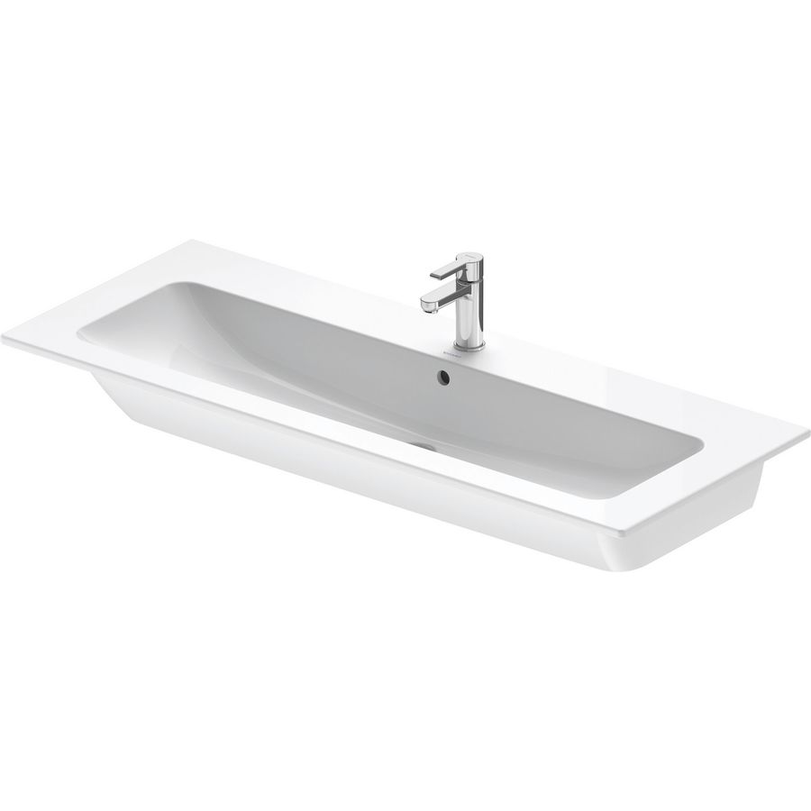Wastafel wit hoogglans 1230mm ME by Starck