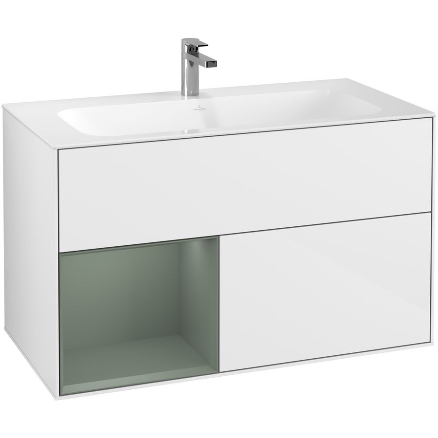 Wastafelonderkast Finion 996x591x498mm G.White.L G030GMGF