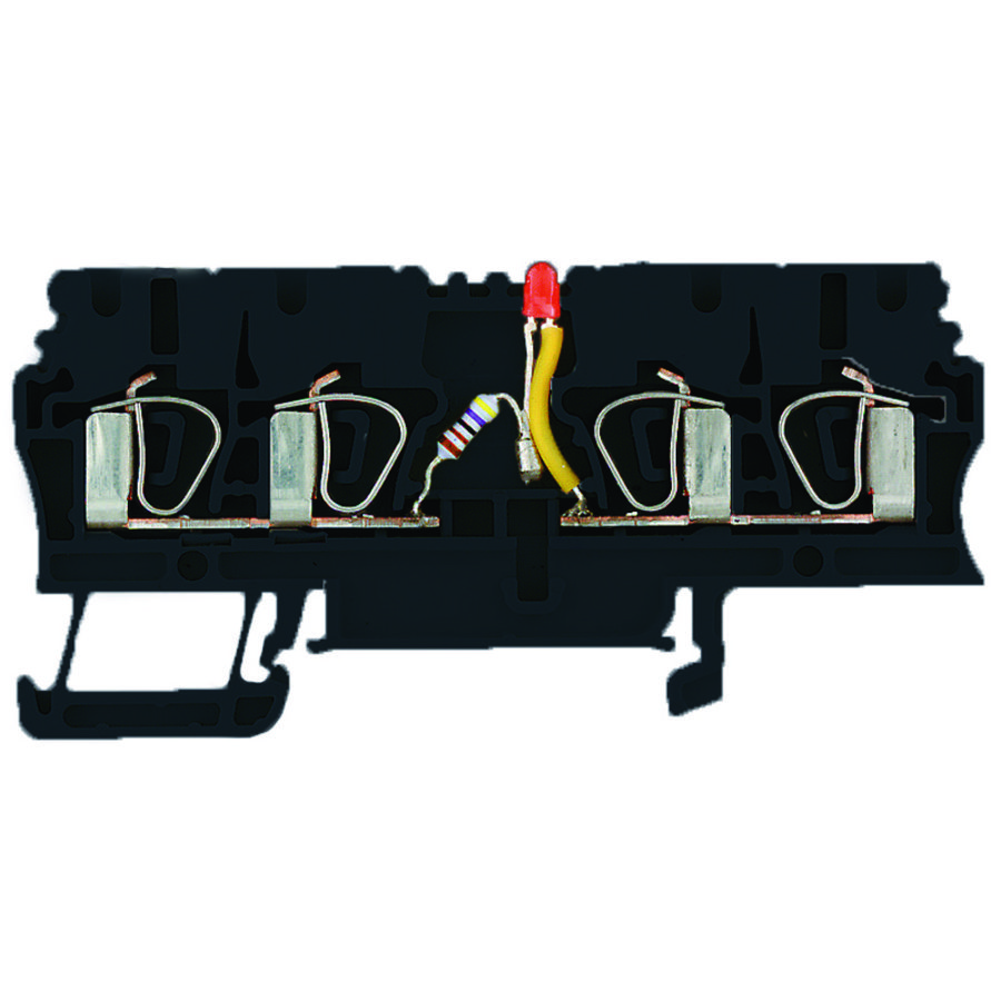 Component rijklem zwart 2.5mm² 24 VVE=20