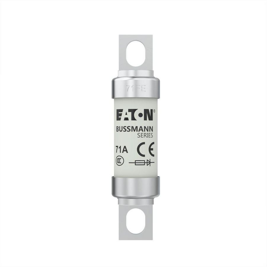 Zekering hoge snelheid 71A AC 690V DC 500V 200kA BS88 VVE=10