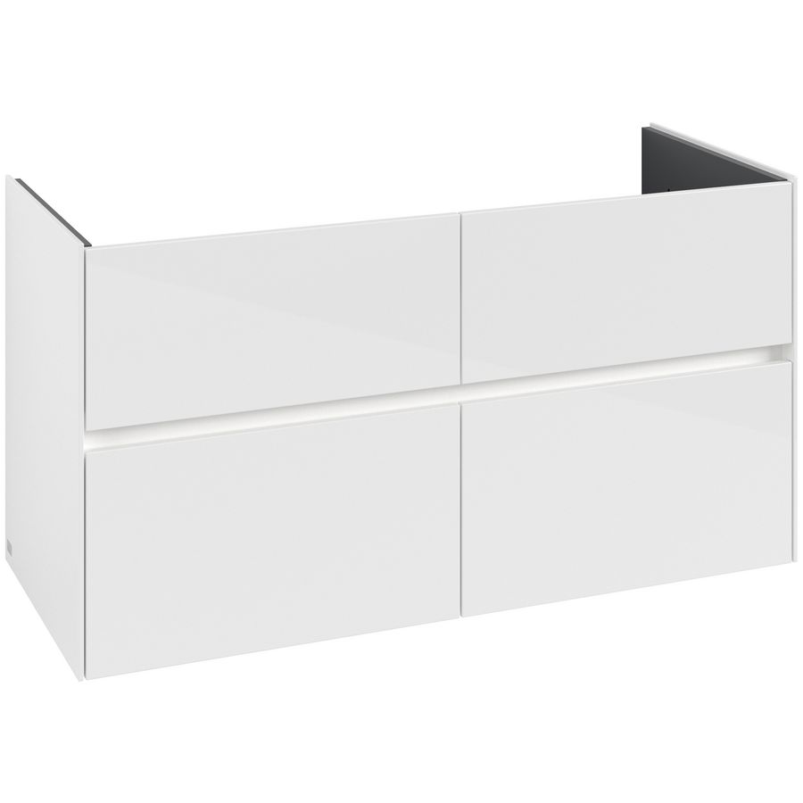 Wastafelonderkast Collaro 1161x610x480mm Glossy White C146B0DH