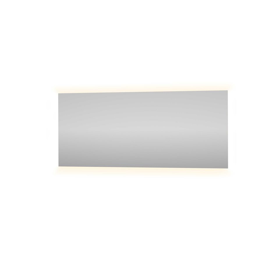 Ultimate spiegel op alu frame met LED indirect boven- en onder verlichting 1400x30x600mm
