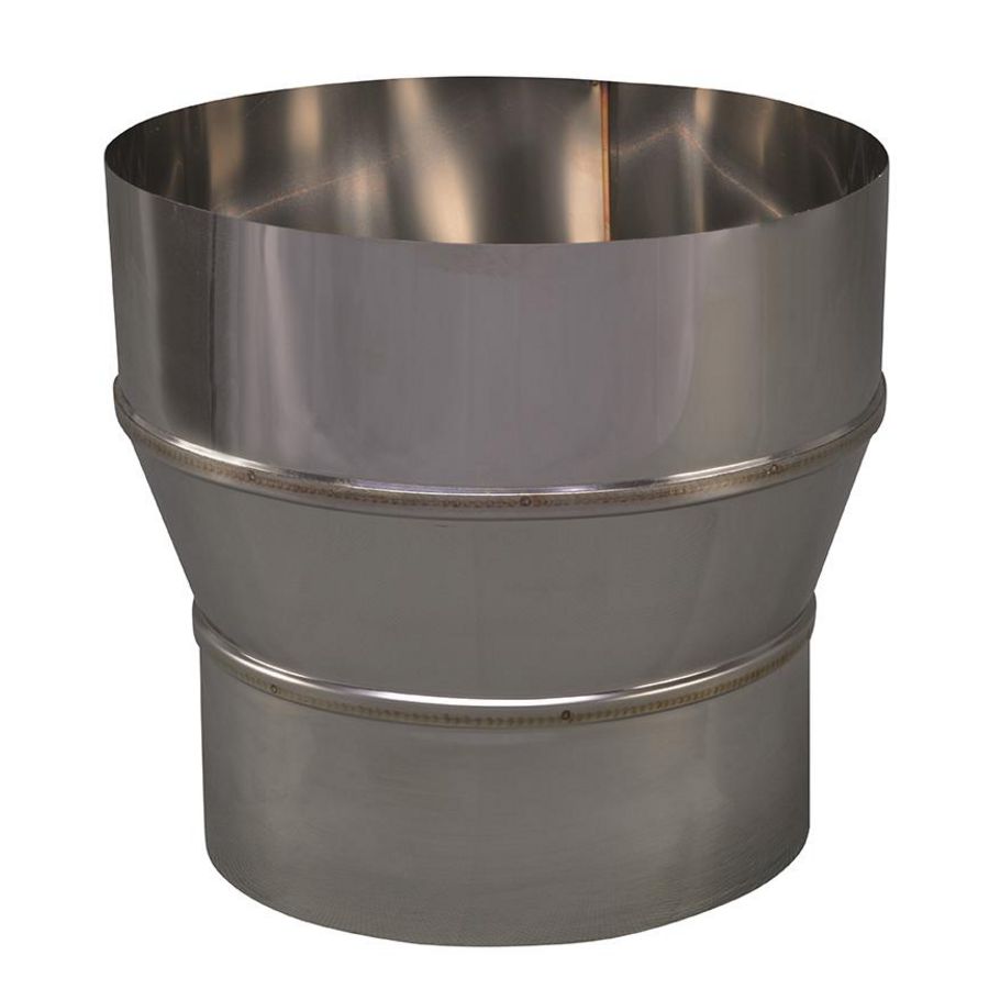 EW RVS verloopstuk 149mm uitw. - 180mm
