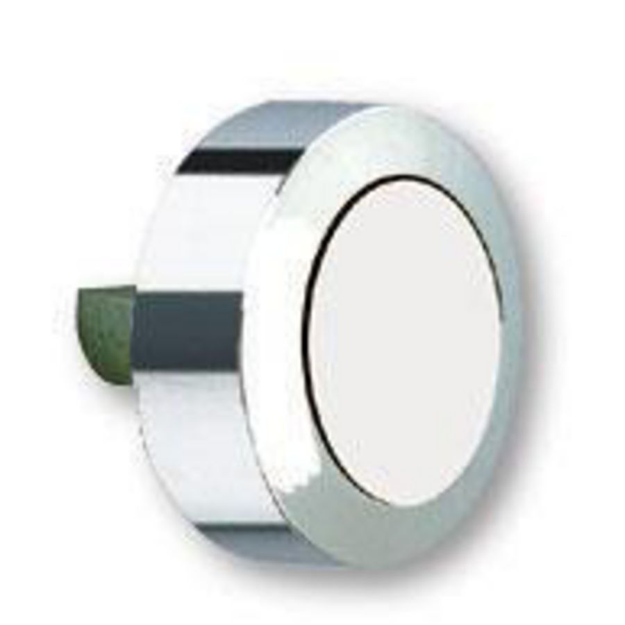 Spiegeaak rond diam.20 messing verchroomd