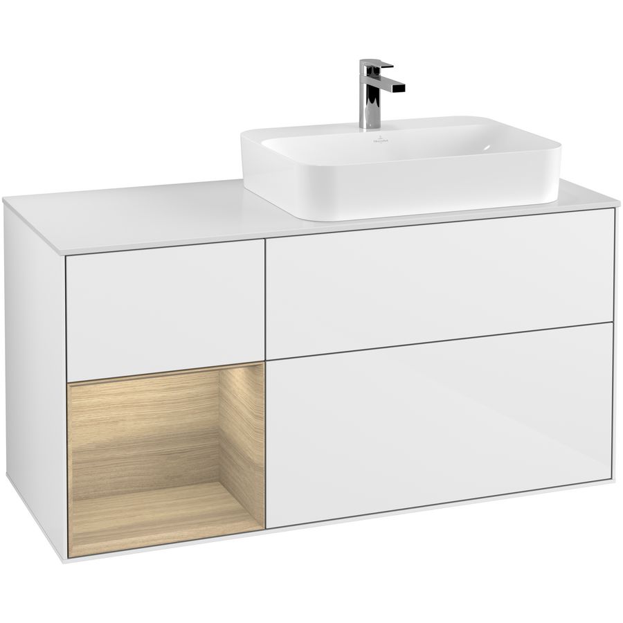 Wastafelonderkast Finion 1200x603x501mm G.White.L G391PCGF