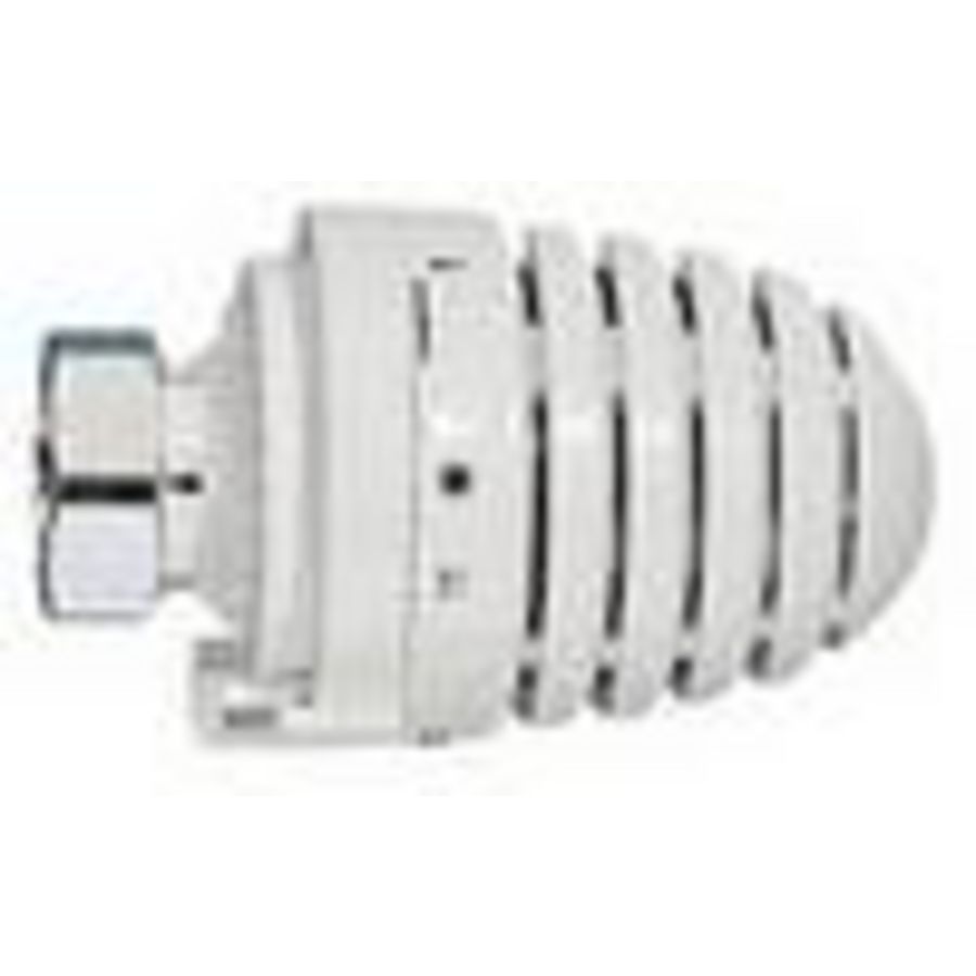 Thermostaatkop met 0-stand wit 0-30°C M28x1.5