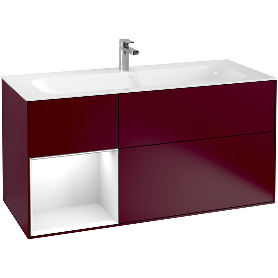 Wastafelonderkast Finion 1196x591x498mm Peony Matt Lacquer F060GFHB