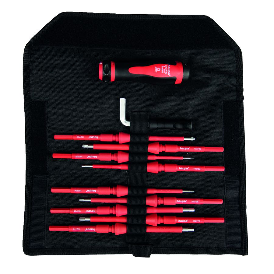 Draaimomentschroevendraaierset 11-delig  wisselklingen VarioTQ 1000V VDE Hex 0,5-3,5Nm