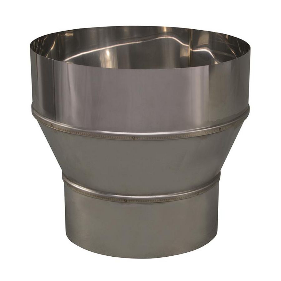 EW RVS verloopstuk 149mm uitw. - 200mm