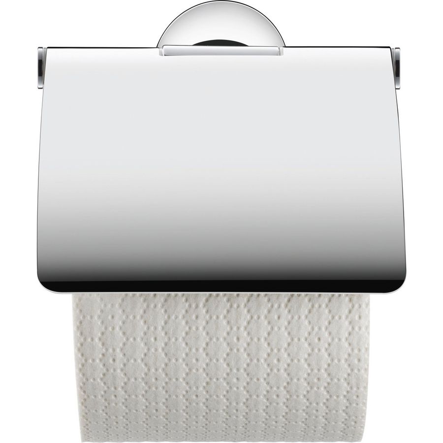 Starck T Papierrolhouder met cover 125x83x131mm Chroom