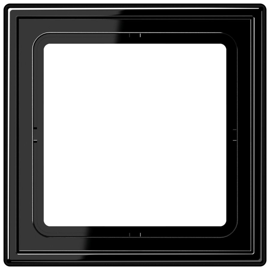 Afdekraam zwart 1-voudig LS990