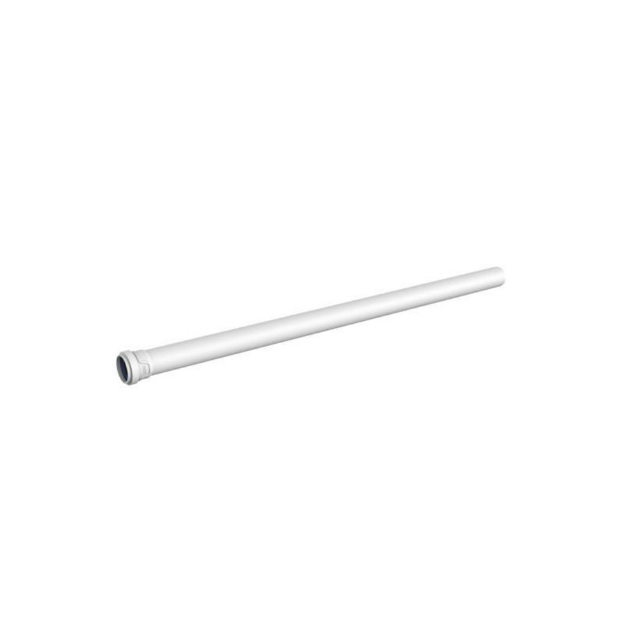 Lengte a 3mtr. PP AS+ riool afvoerbuis 50mm lichtgrijs geluidsarm 1x mof