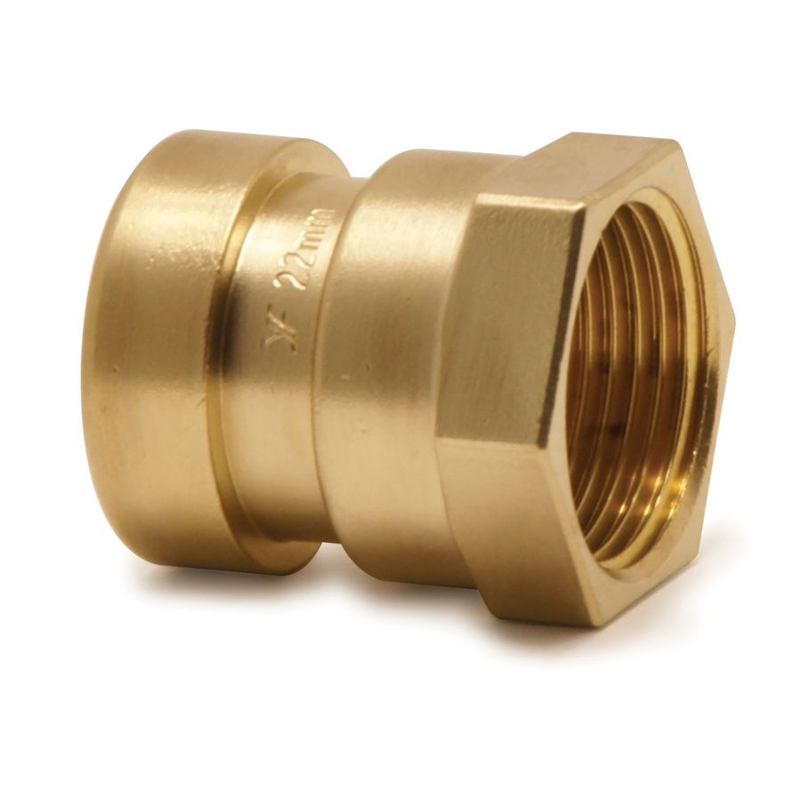 Schroefbus recht Tectite-S mess. push 15x1/2"bn.