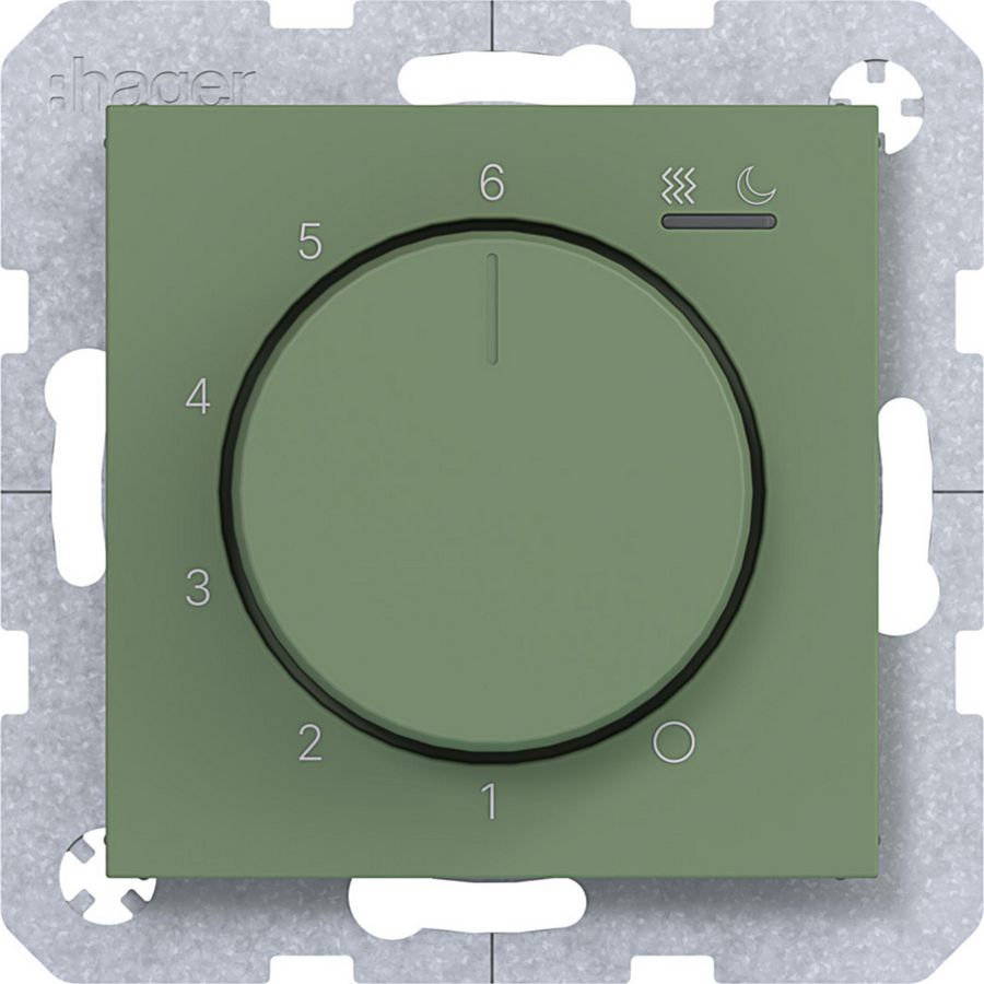 Kamerthermostaat 230V/15W verwarming/koeling A.x/C.x aloe mat