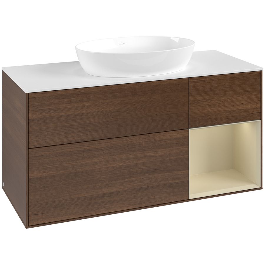 Wastafelonderkast Finion 1200x603x501mm W.Veneer FA71HJGN