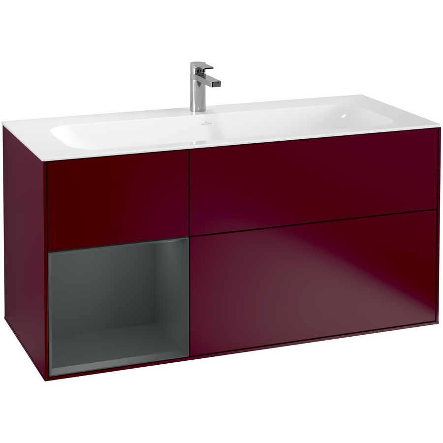 Wastafelonderkast Finion 1196x591x498mm Peony Matt Lacquer F060HGHB