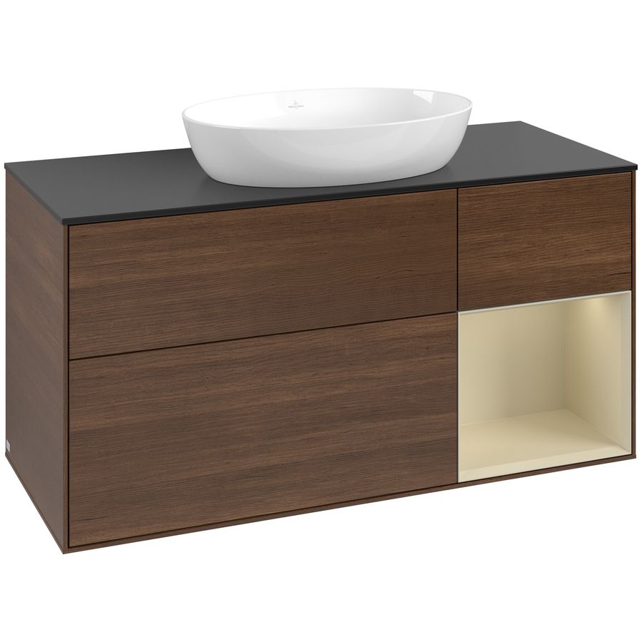 Wastafelonderkast Finion 1200x603x501mm W.Veneer FA72HJGN