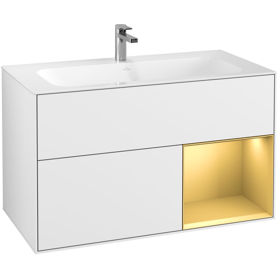 Wastafelonderkast Finion 996x591x498mm G.White.L G040HFGF