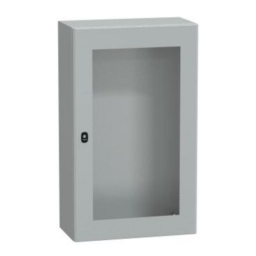 Kast Ruitdeur 1000x600x300mm IP55 IK10 RAL7035 Spacial S3D