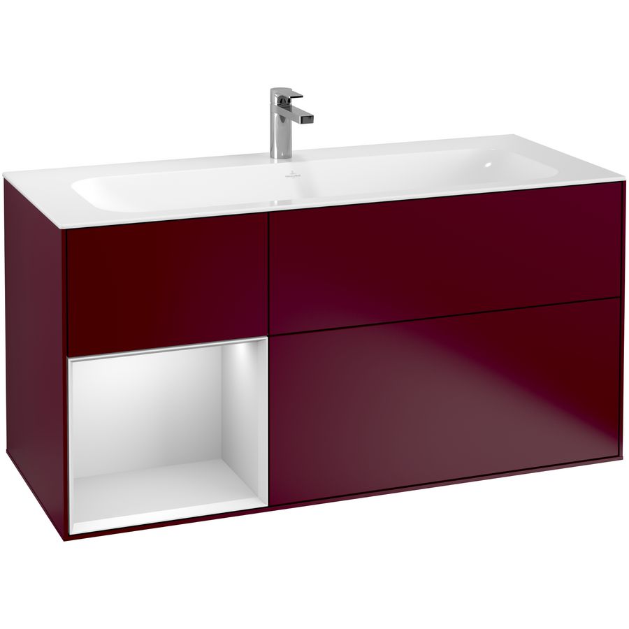 Wastafelonderkast Finion 1196x591x498mm Peony Matt Lacquer F060MTHB