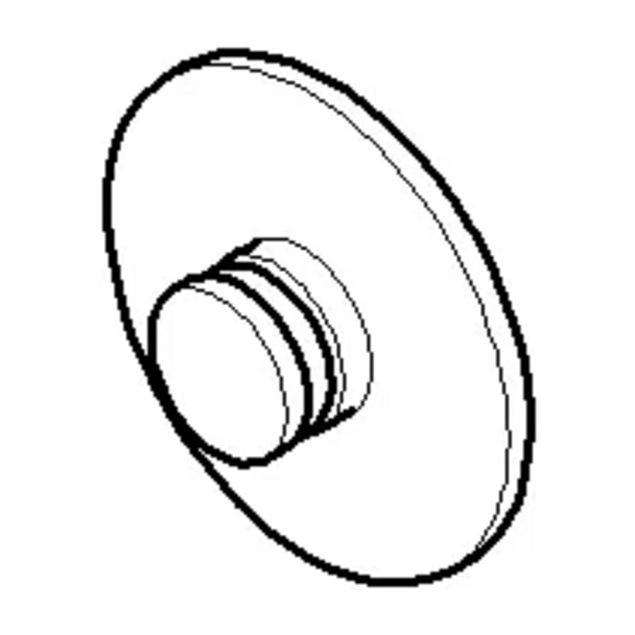 Afdekplaat RVS geborsteld 04210212300-86
