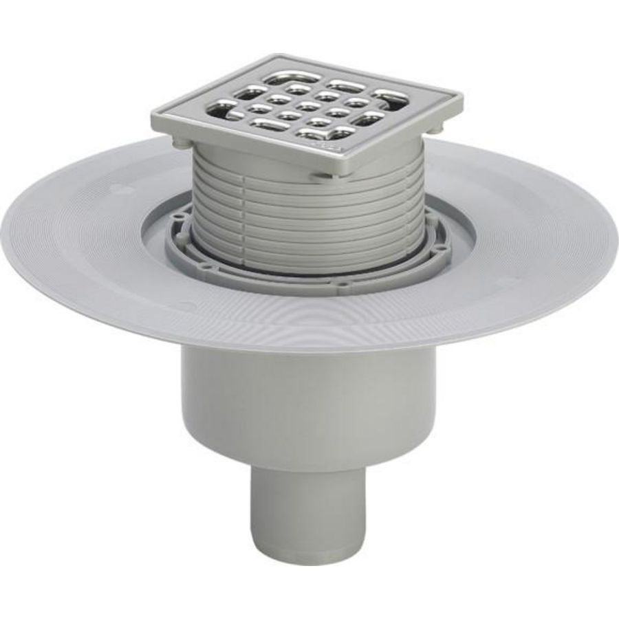 Badkamerafvoer 50 kunststof/grijs 4926-556914