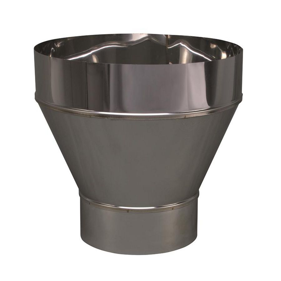 EW RVS verloopstuk 149mm uitw. - 250mm
