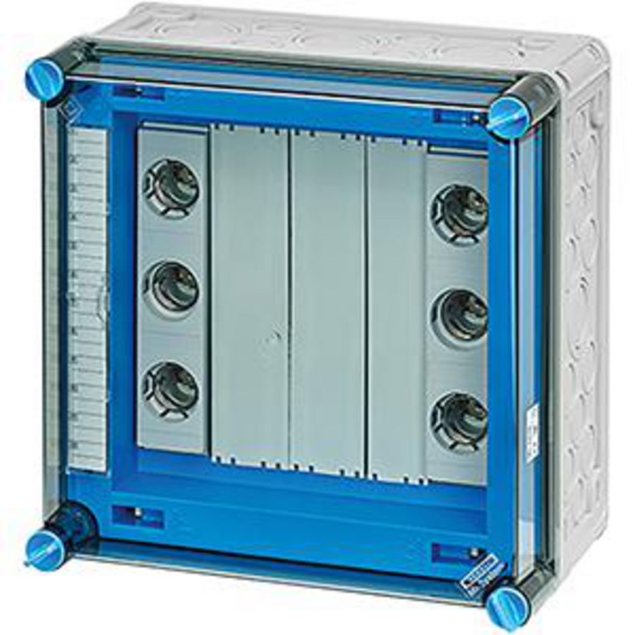 Zekeringk. 2x25A 3p DII E27 op r. 250A 5 P. BM2