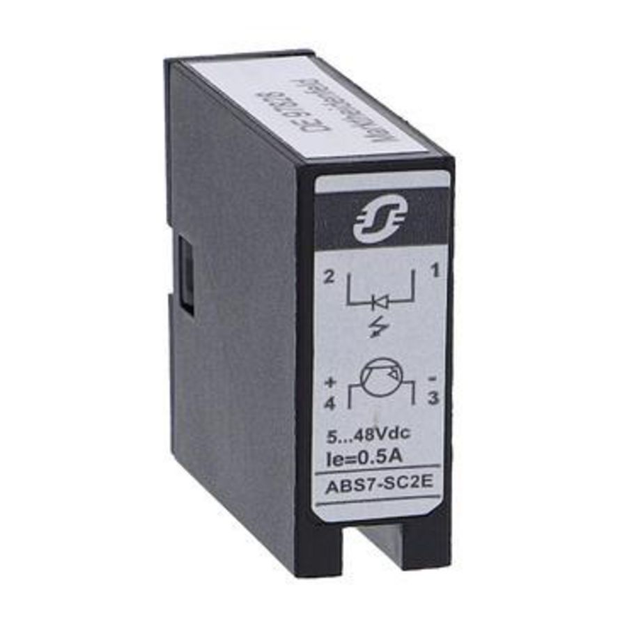 Solid state relais 10mm Uitgang 5-48V D Advantys VVE=4