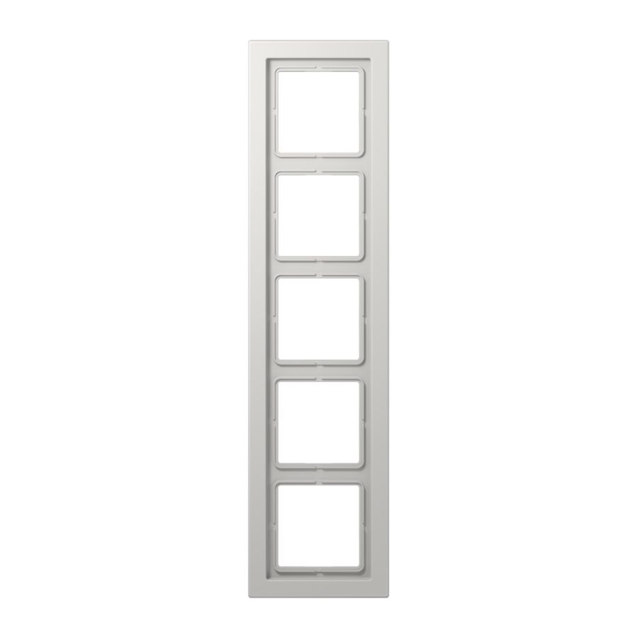 Afdekraam lichtgrijs 5-voudig LS-design