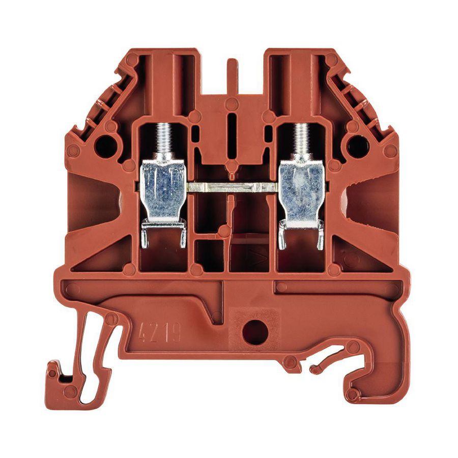 Doorgangsklem WT 2,5 bruin VVE=100