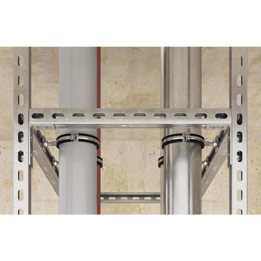 Verbindingshoek PFUF 2D therm. verzinkt VVE=10