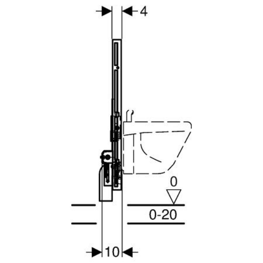 GIS montage element tbv bidet
