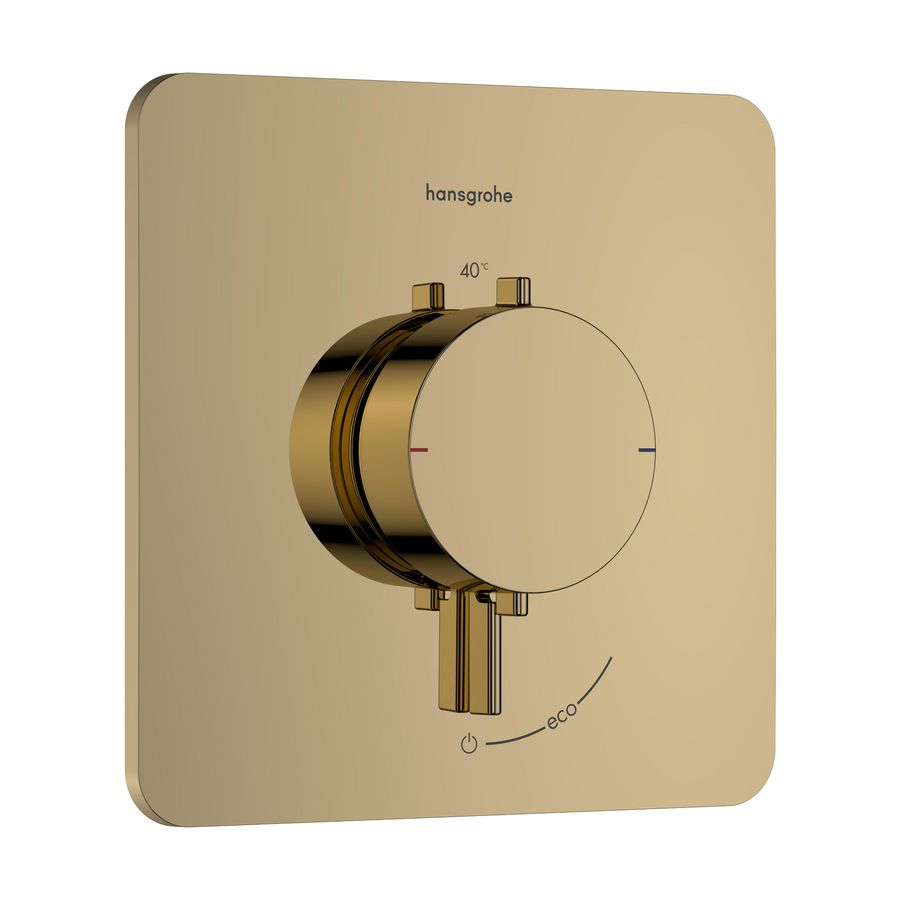 Inbouwthermostaat 1 functie Ecostat Comfort Q Polished Gold-Optic