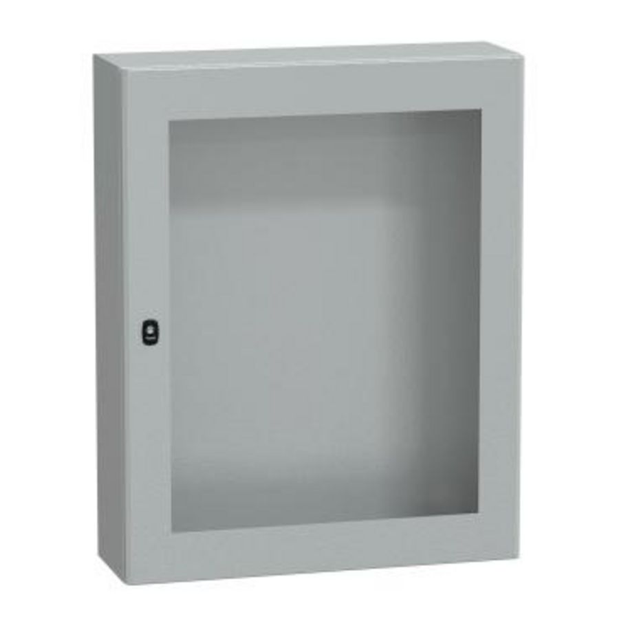 Kast Ruitdeur 1000x800x250 IP66 IK08 RAL7035 Spacial S3D