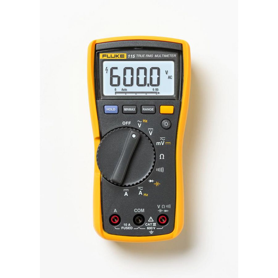 TRMS multimeter met meetsnoeren