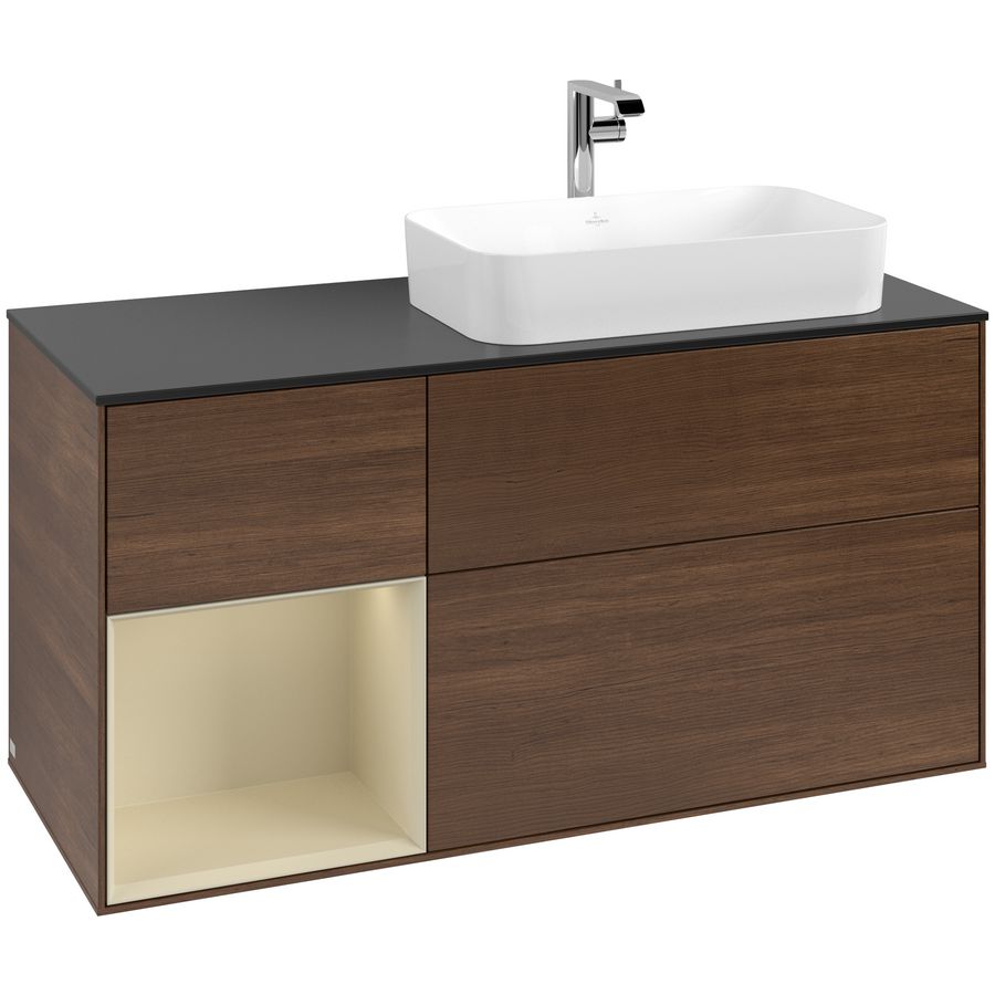 Wastafelonderkast Finion 1200x603x501mm W.Veneer G272HJGN