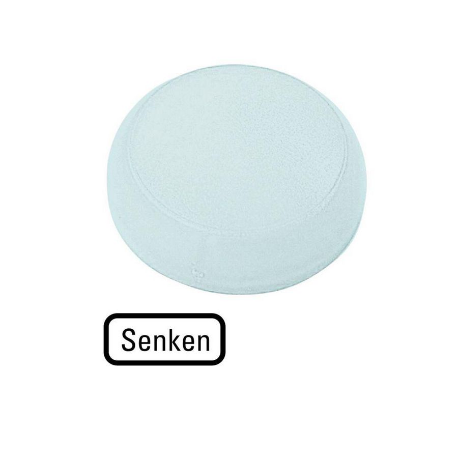 Lens signaallamp wit vlak "senken"