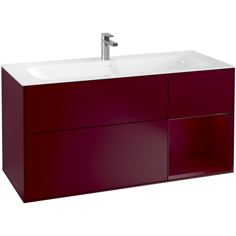 Wastafelonderkast Finion 1196x591x498mm Peony Matt Lacquer F070HBHB