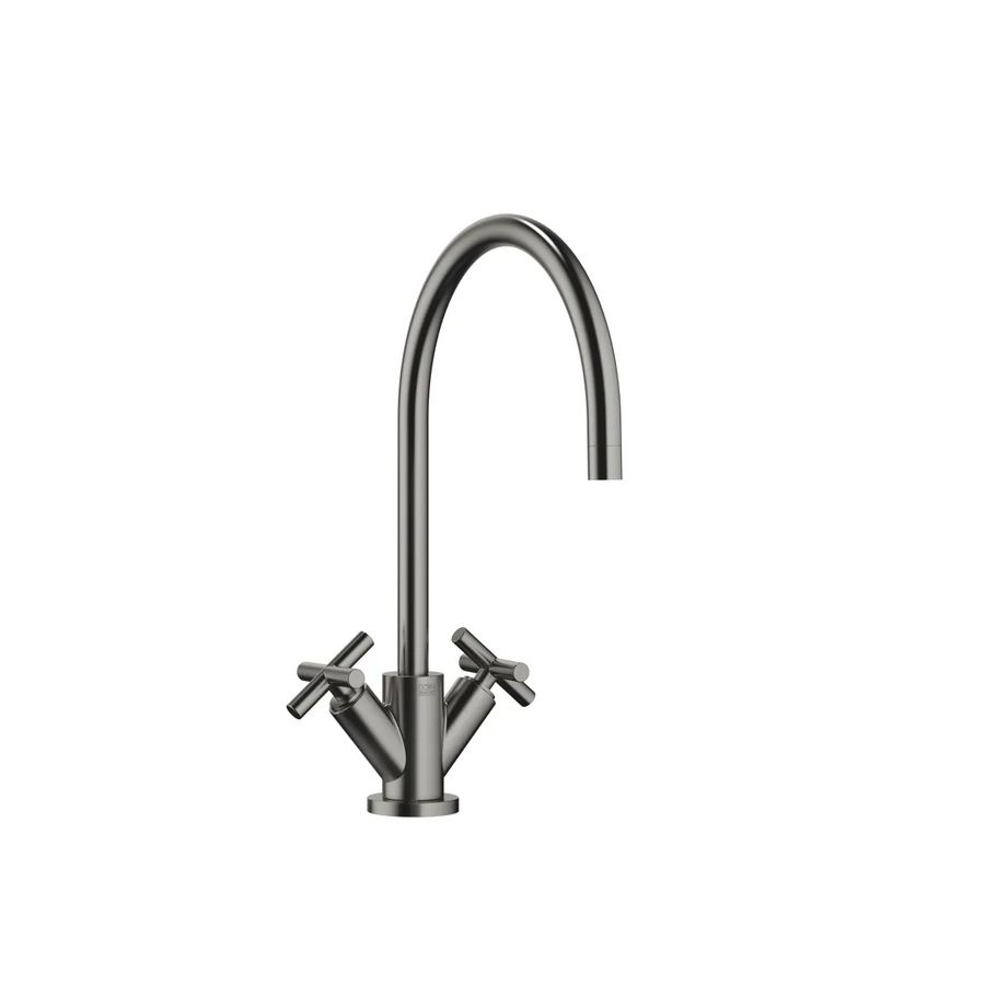 Tara. 1-gats keukenmengkraan Dark Platinum matt