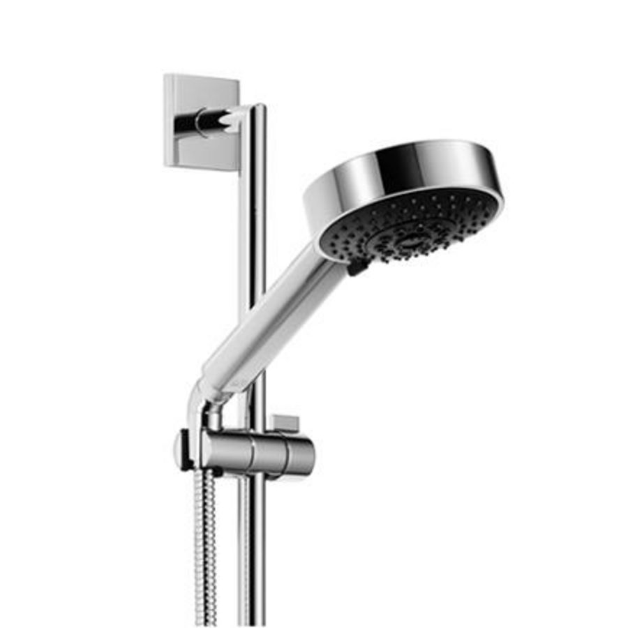 Symrics Glijstangset excl. handdouche platina mat