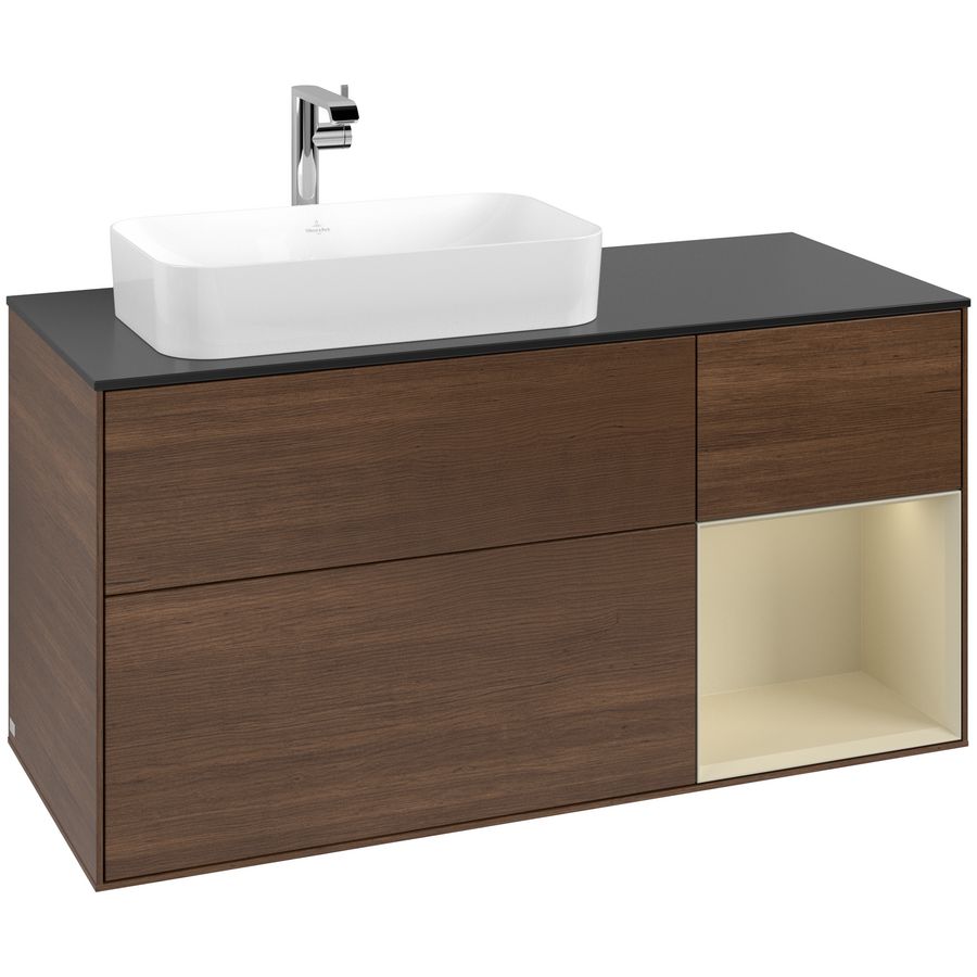Wastafelonderkast Finion 1200x603x501mm W.Veneer G282HJGN