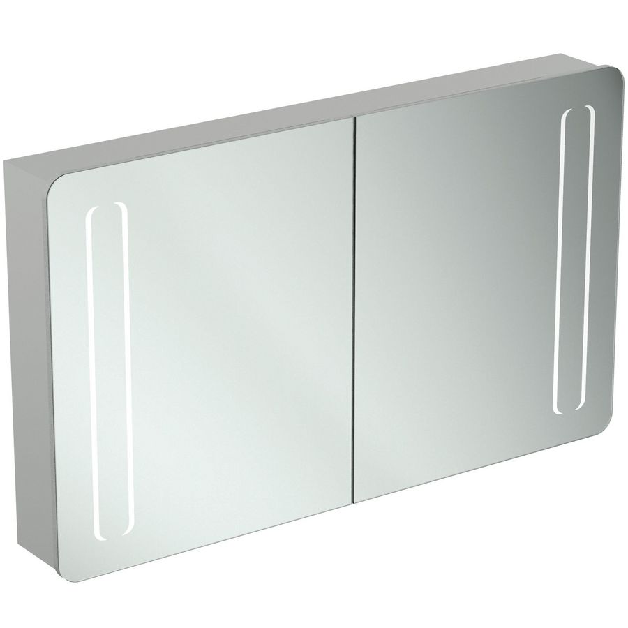 Spiegelkast luxe 120x70 matt al 20w 230v