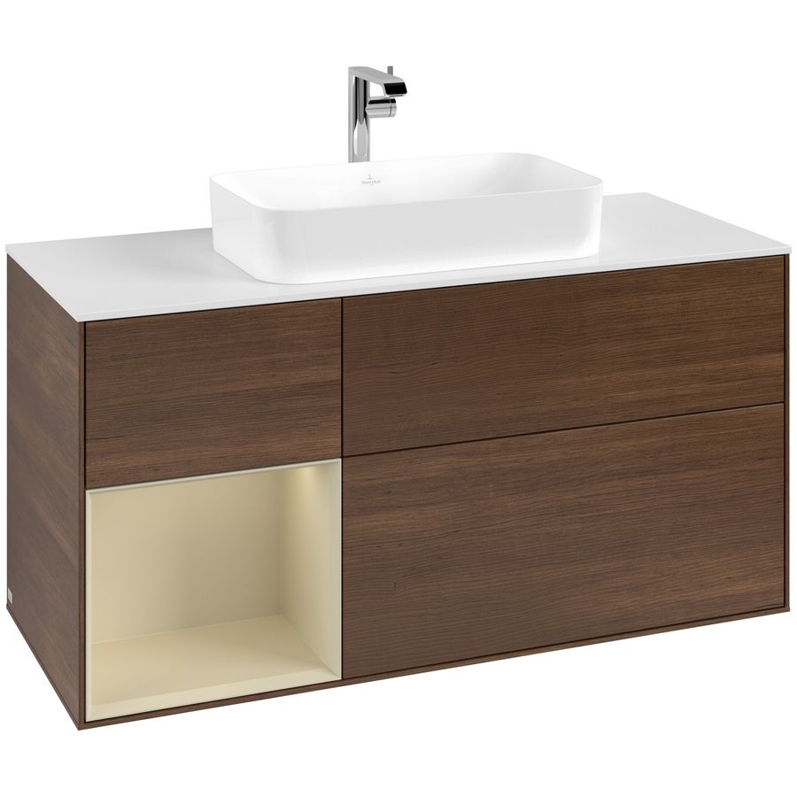 Wastafelonderkast Finion 1200x603x501mm W.Veneer G291HJGN