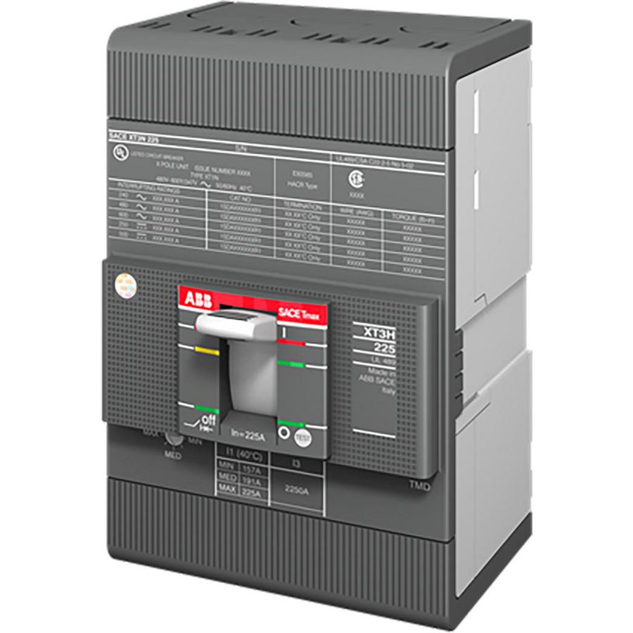 Vermogensschakelaar XT3N 225 TMF 80-800 3p F F UL/CSA