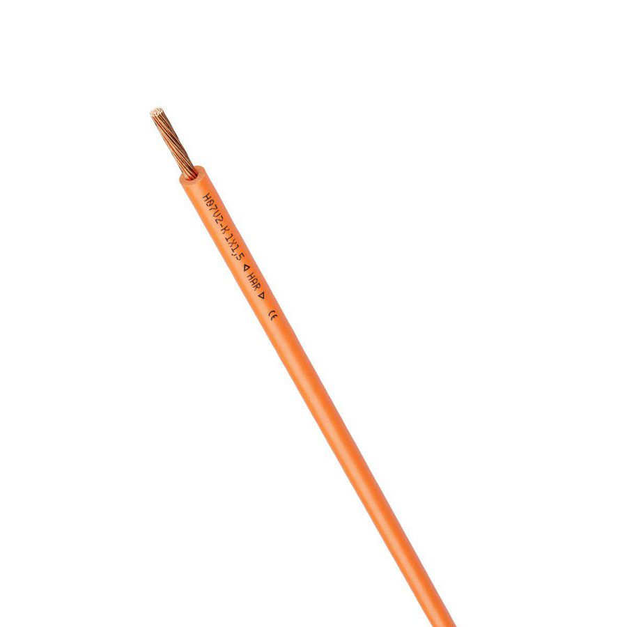 Ring a 100m. Montagesnoer H07V2-K 1X oranje