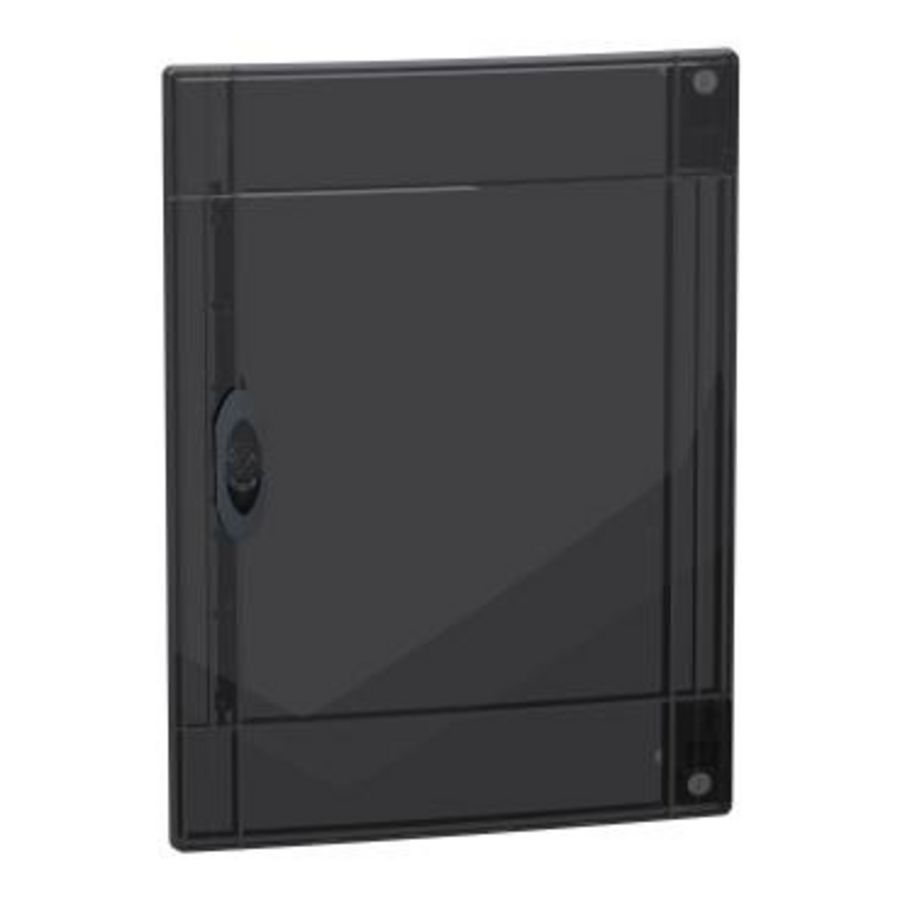 Deur PrismaSeT XS transparante bruin verdeler 2 x 13 modules