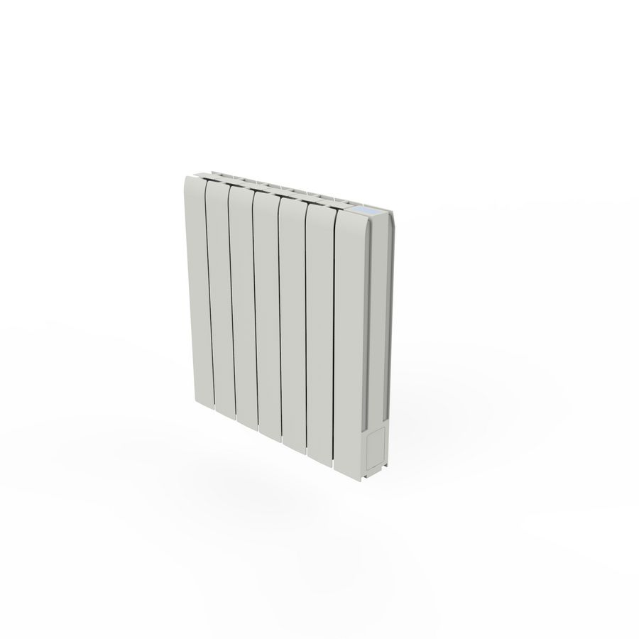Elektr. radiator oliegevuld LAGO wit 820x580mm 1500W incl. geïnt. klokthermostaat